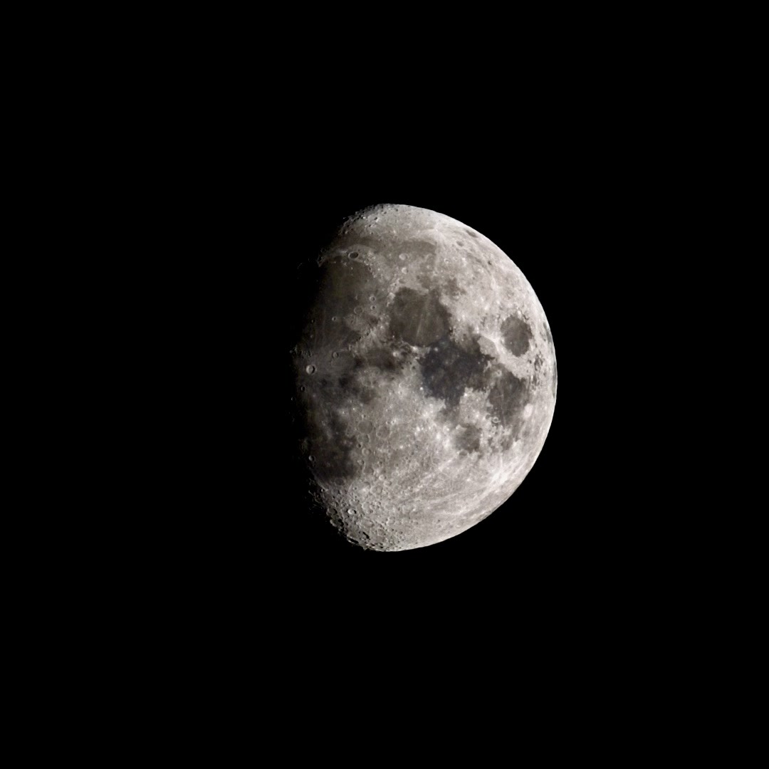 The Moon, imaged from Decker House