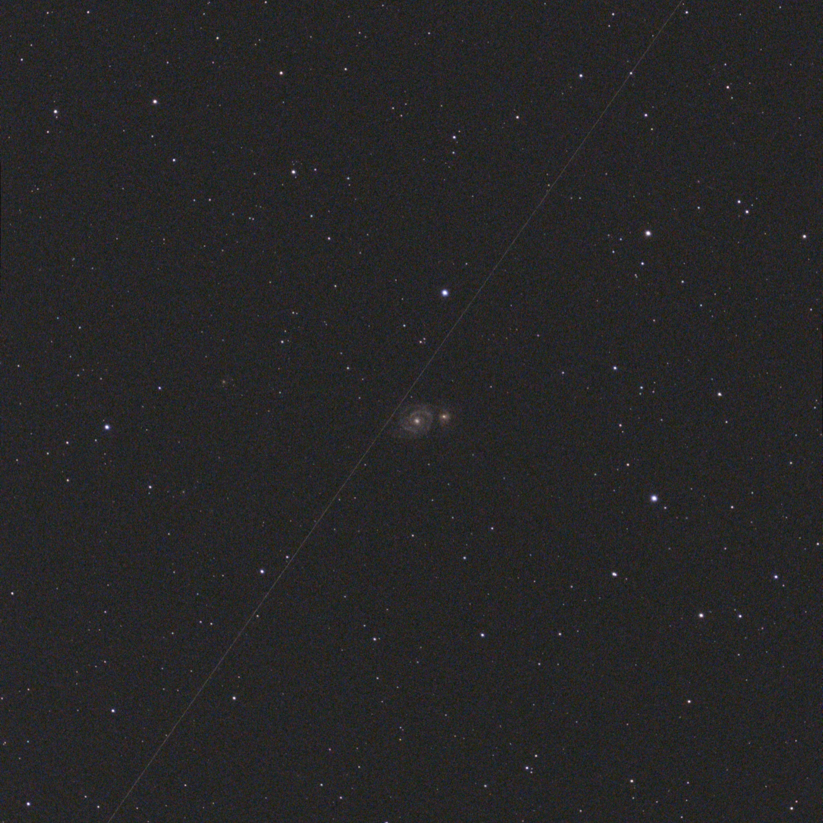Whirlpool Galaxy, imaged from Decker House